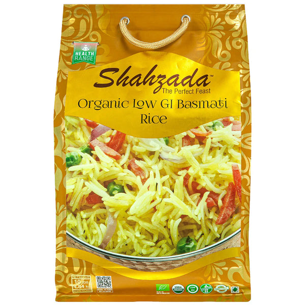 Shahzada Organic Low GI Basmati Rice(10 lb)