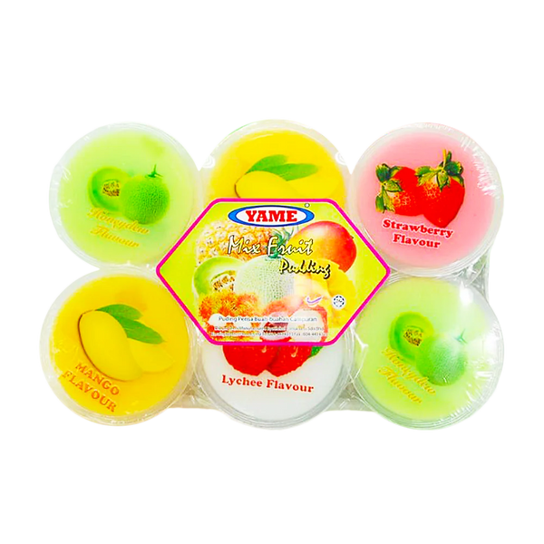 Yame Mixed Fruit Pudding 6 pcs (Institutional Order)