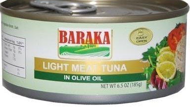 Baraka Light Meat Tuna in Olive Oil (185 g)