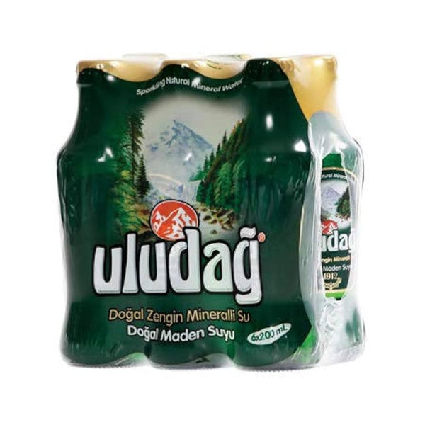 Uludağ Mineral Water (24 x 200 ml) ⚠️ Glass bottles ⚠️ (See description for more details)