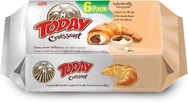 Elvan Today Croissant Chocolate Vanilla – 6 Pack (Institutional Order)