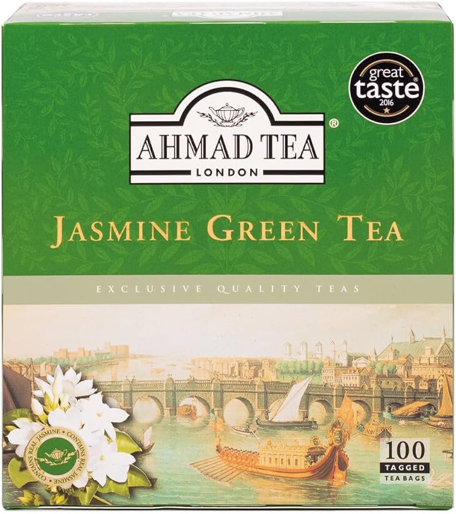Ahmad Tea Jasmine Green Tea 100 bags (Institutional Order)