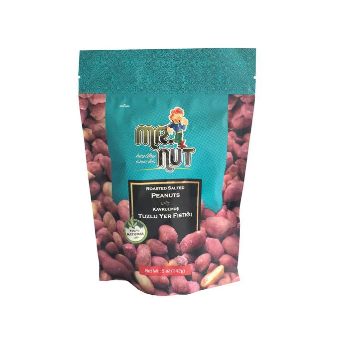 Mr. Nut Roasted Salted Peanuts 5 oz (Institutional Order)