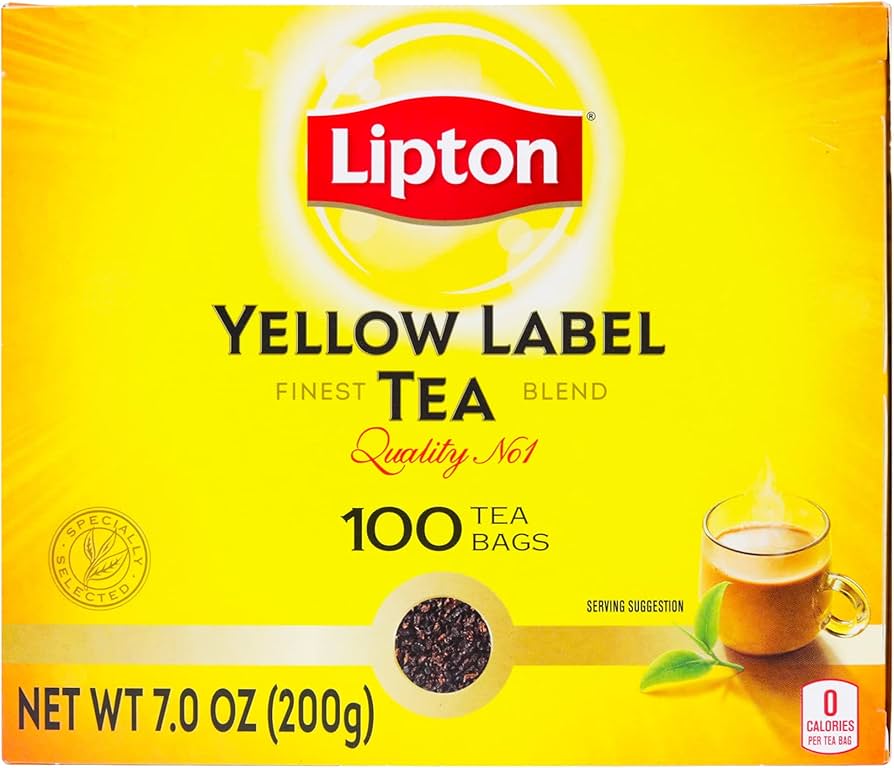 Lipton Yellow Label Tea 100 Tea Bags (Institutional Order)