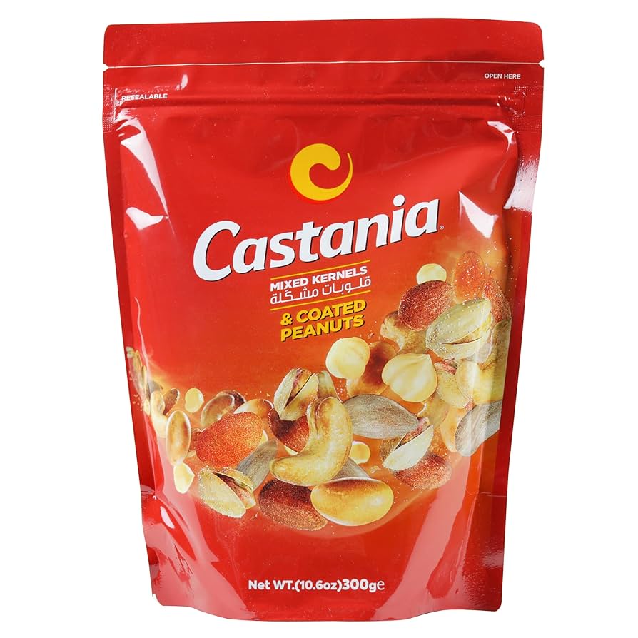 Castania Mixed Kernels & Coated Peanuts (300 g) – HalalcoStore