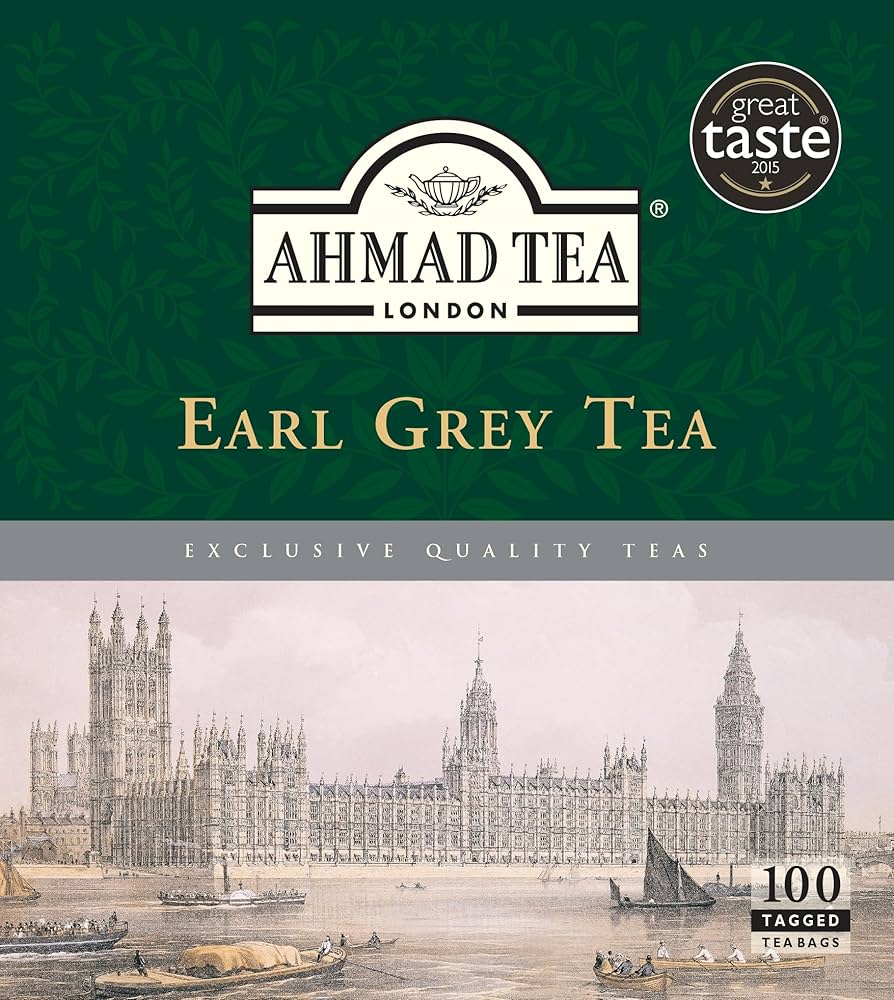 Ahmad Tea Earl Grey Tea 100 bags (Institutional Order)