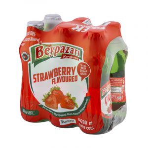 Beypazari Strawberry Sparkling Water (6 x 200 ml) ⚠️ Glass bottles ⚠️ (See description for more details)