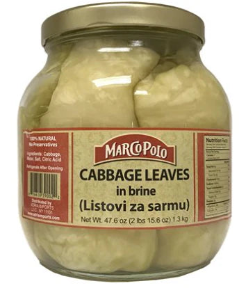 Marco Polo Cabbage Leaves in Brine (47 Oz)