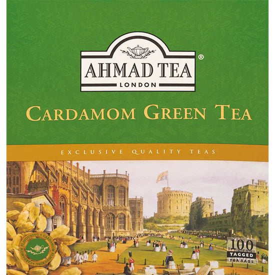 Ahmad Tea Cardamom Green Tea 100 bags (Institutional Order)