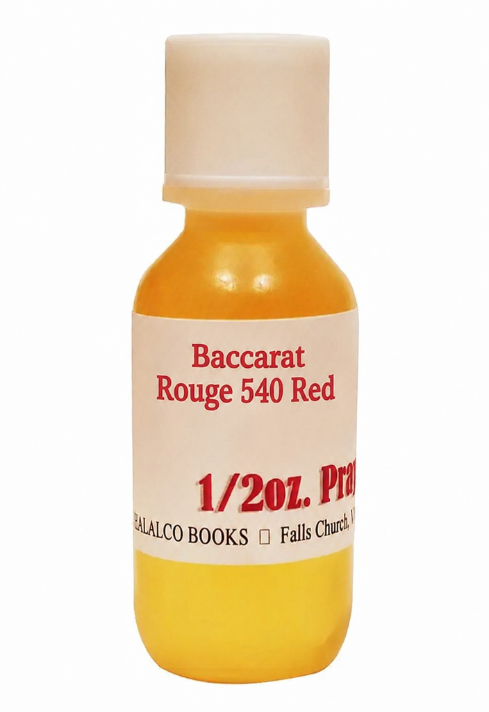 BACCARAT ROUGE 540 RED Fragrance Oil, Body Oil, Prayer Oil, Essential Oil, Plastic Bottles, Alcohol Free Scented | Size: 0.5oz, 1oz, 4oz, 8oz, 1LB (16oz) (Copy)