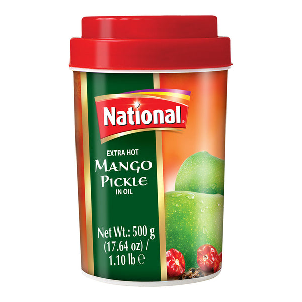 National Extra Hot Mango Pickle (35 Oz)