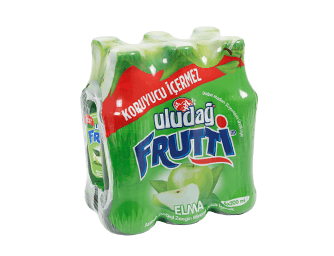Uludağ Frutti Green Apple (6 x 200 ml) ⚠️ Glass bottles ⚠️ (See description for more details)