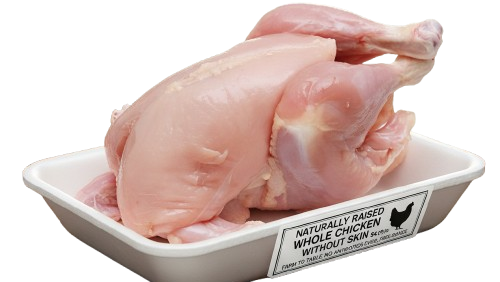 Naturally Raised Whole Chicken Without Skin 3 lb - $4.19/lb