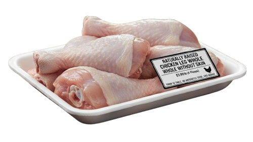 Naturally Raised Chicken Leg Whole Without Skin - $3.99/lb
