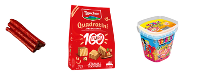 RAMADAN PACKAGE 4: BEEF STICKS  + LOACKER QUDRATINI WAFERS (ASSORTED FLAVORS) + GUMMY BEARS 3 PACK