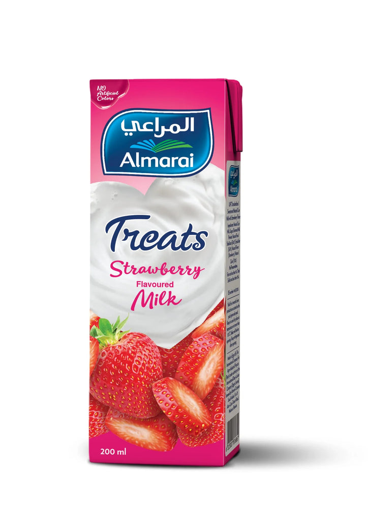 Almarai Strawberry Flavored Milk (200 ml) (27 pack)