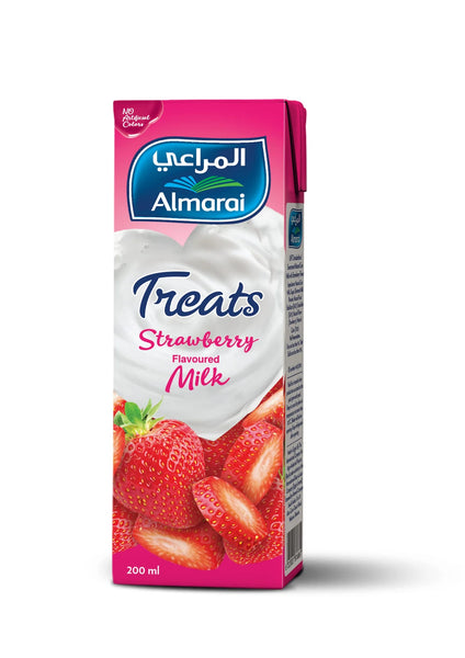 Almarai Strawberry Flavored Milk (200 ml) (6 pack)