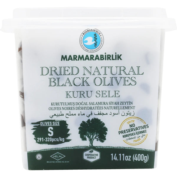 Marmarabirlik Dried Natural Black Olives S (400 g)