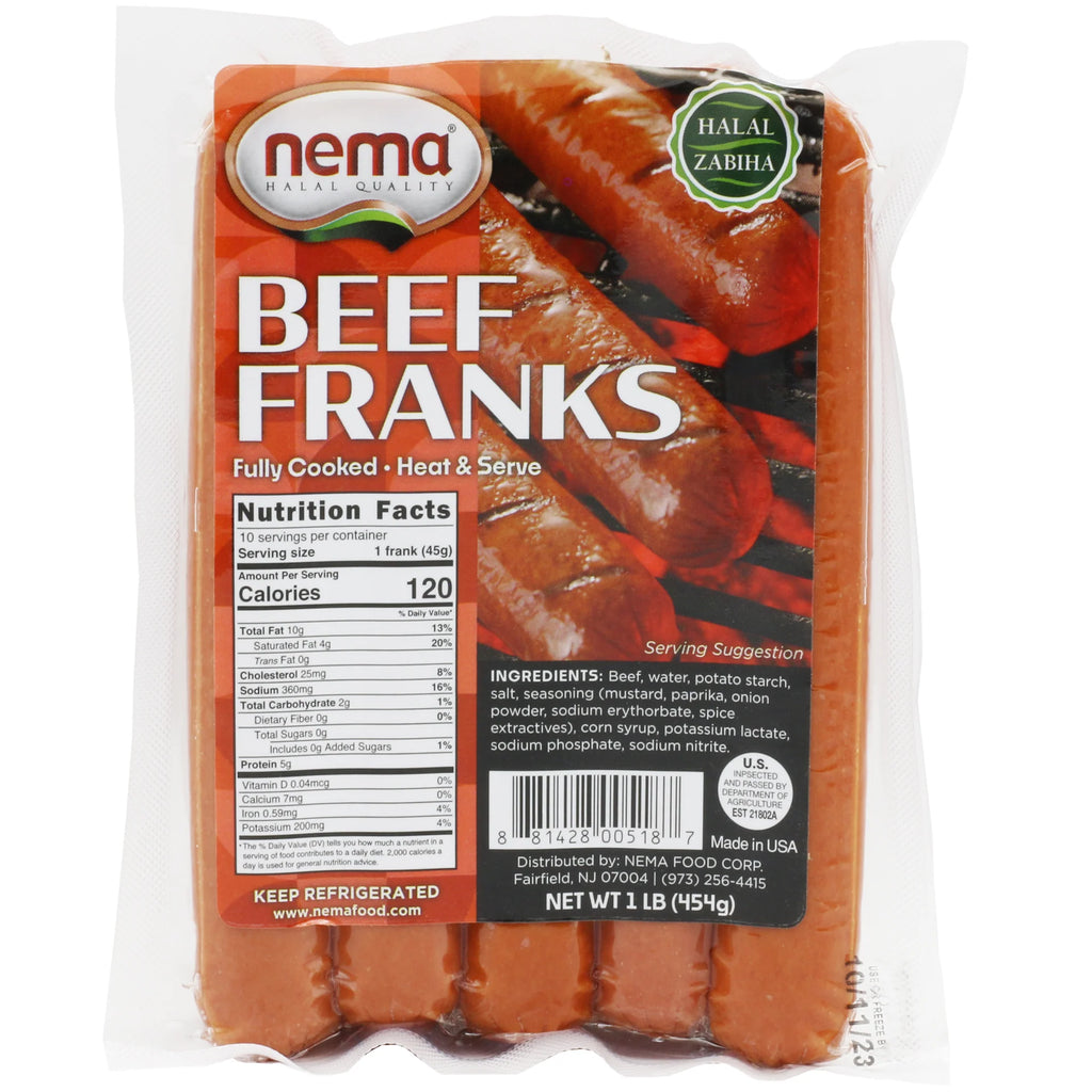 Nema Beef Franks (1 lb)