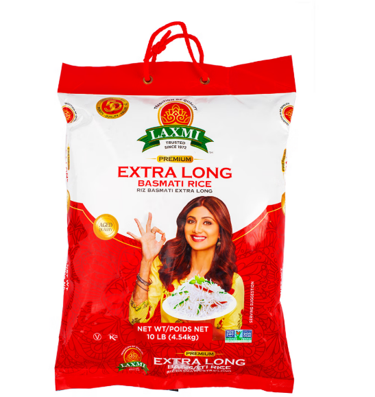 Laxmi Extra Long Basmati Rice (10 lb)