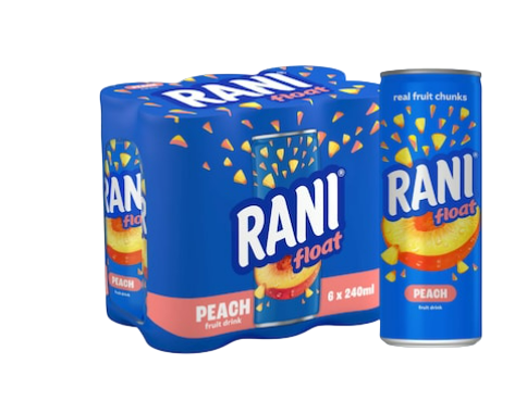 Rani Peach Float (24 x 240 ml)