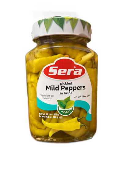 Sera Pickled Mild Peppers 21 Oz (vegan)