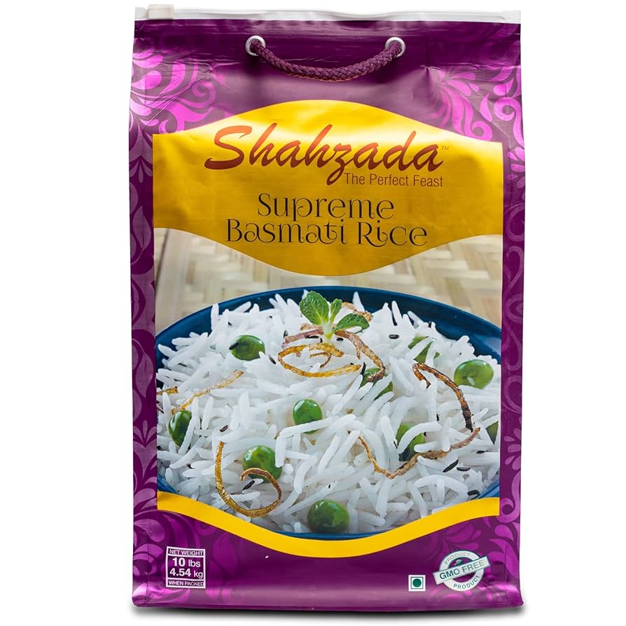 Shahzada Supreme Basmati Rice (10 lb)
