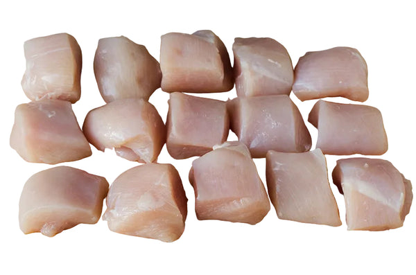 Naturally Raised Chicken Breast Boneless (cut in cubes) Shish Taouk - $6.99/lb