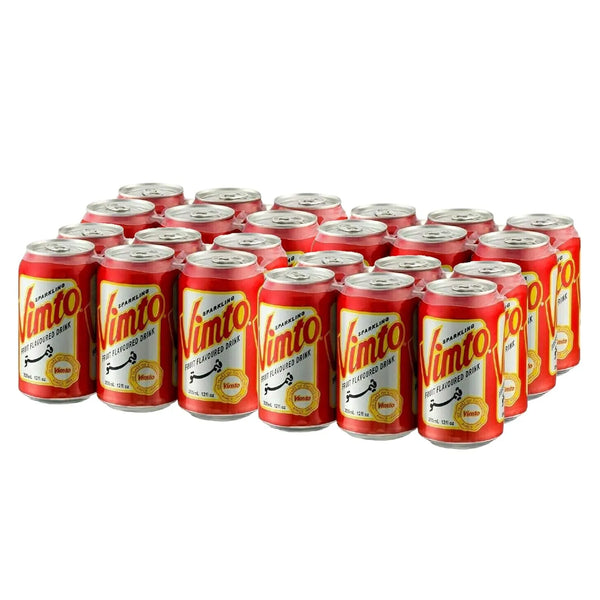 Vimto Sparkling Fruit Drink (24 cans x 330 ml)