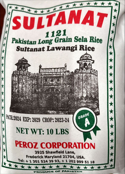 Rice Sultanat Sella Long Grain 10 lb