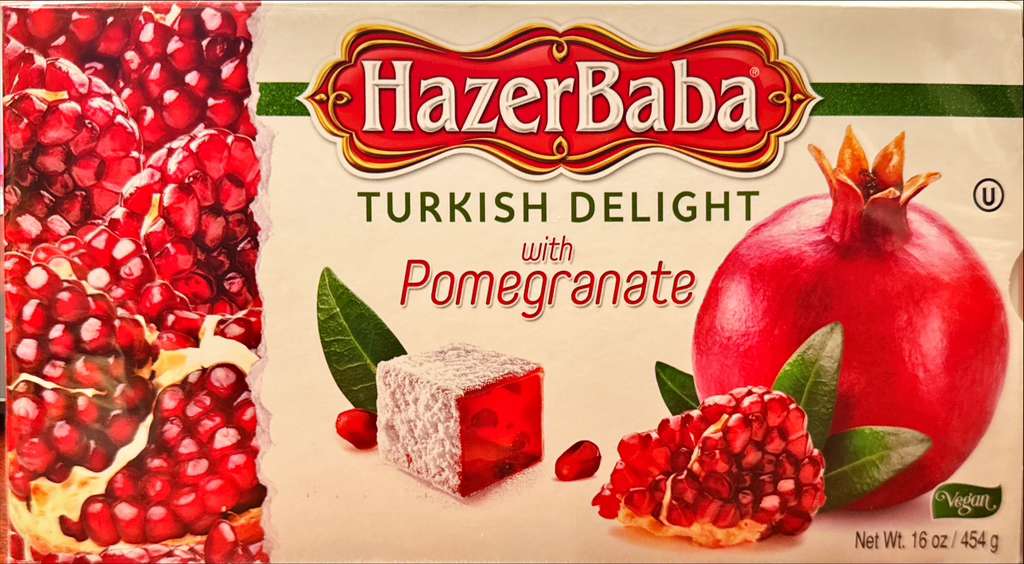 Hazer Baba Turkish Delight with Pomegranate (16 oz)