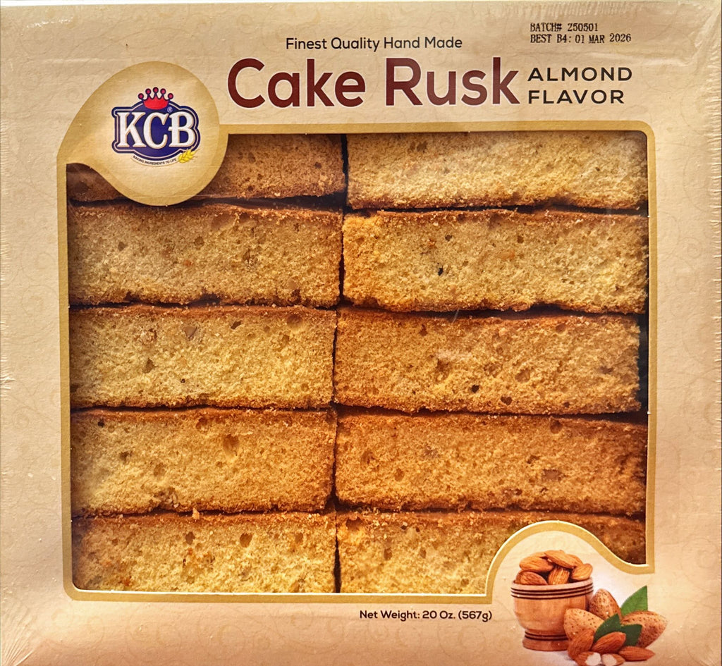 Badam Rusk KCB Almond Cake Rusk (20 oz) – HalalcoStore