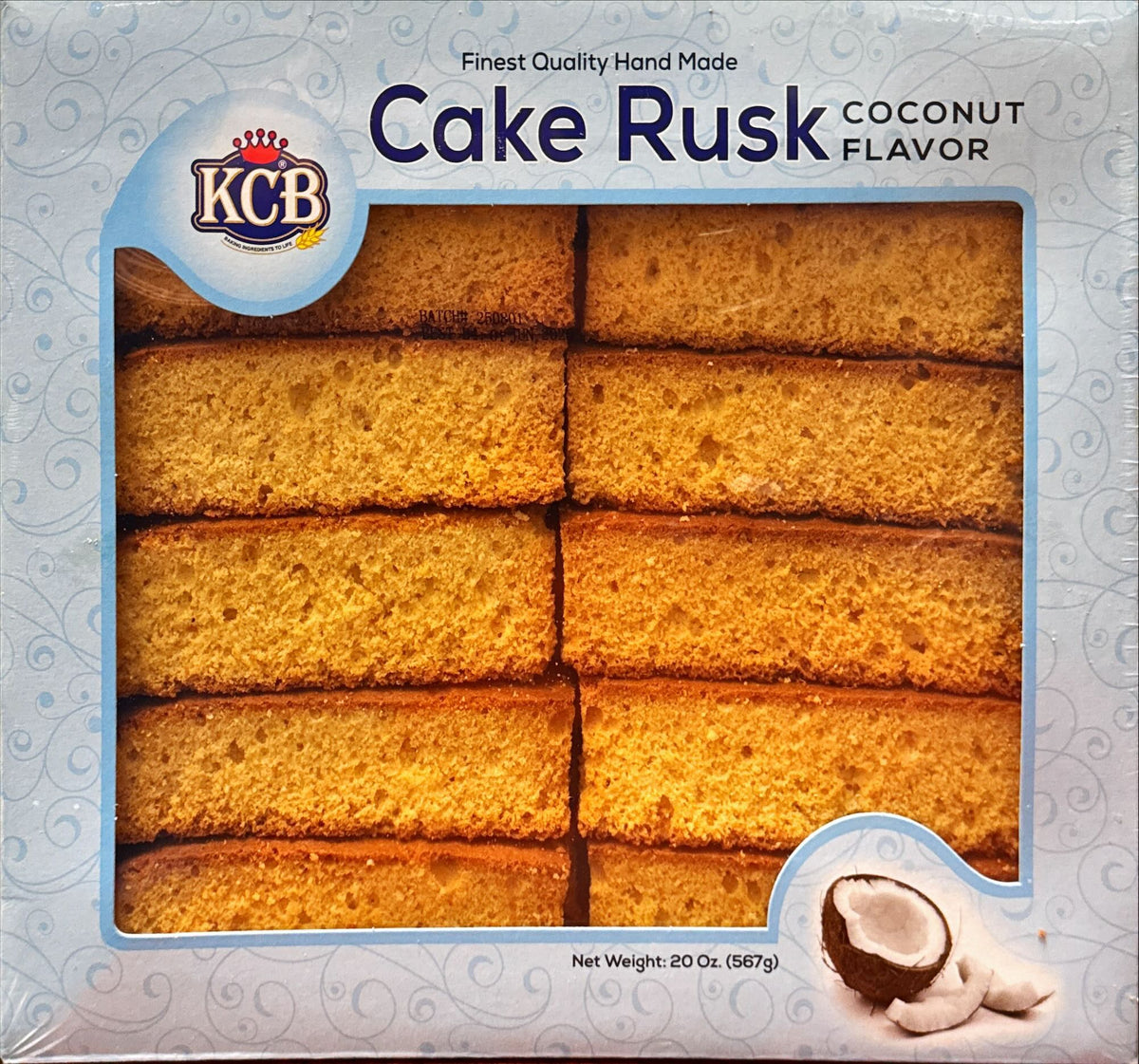 KCB Coconut Cake Rusk (20 oz) – HalalcoStore