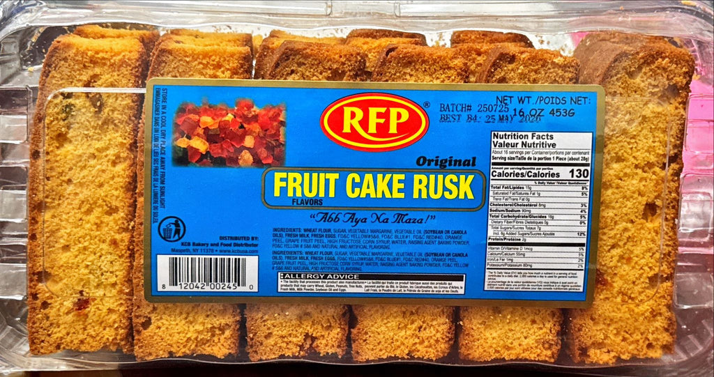 RFP Fruit Cake Rusk (16 oz)
