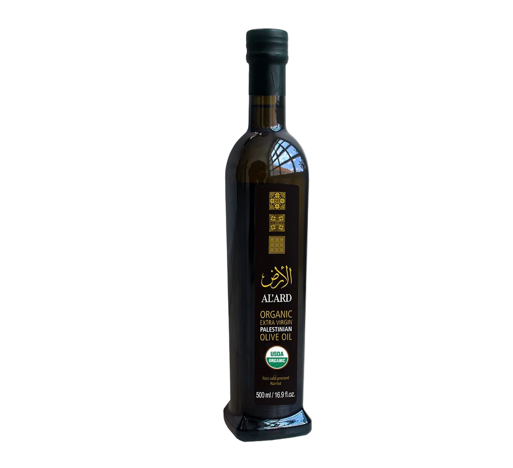 Al’Ard Organic Extra Virgin Palestinian Olive Oil (500 ml)