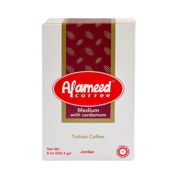 Al  Ameed Turkish Coffee – Medium Roast with Cardamom (8 Oz)