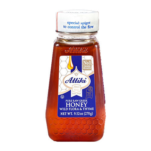 Attiki Greek Honey Wild Flora & Thyme (270 g) HalalcoStore