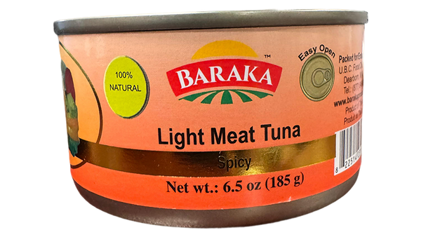 Baraka Light Meat Tuna Spicy (185 g)