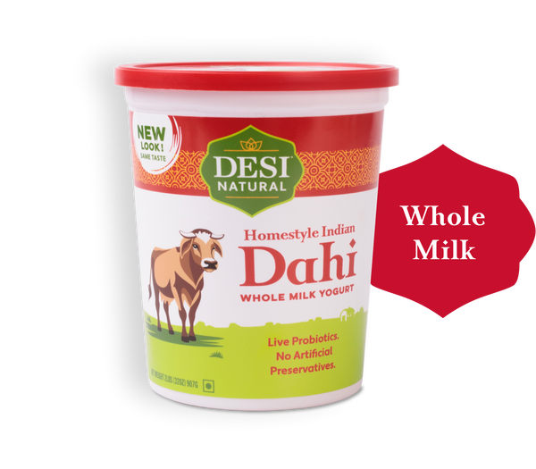 Desi Natural Dahi Whole Milk Yogurt (2Lb)