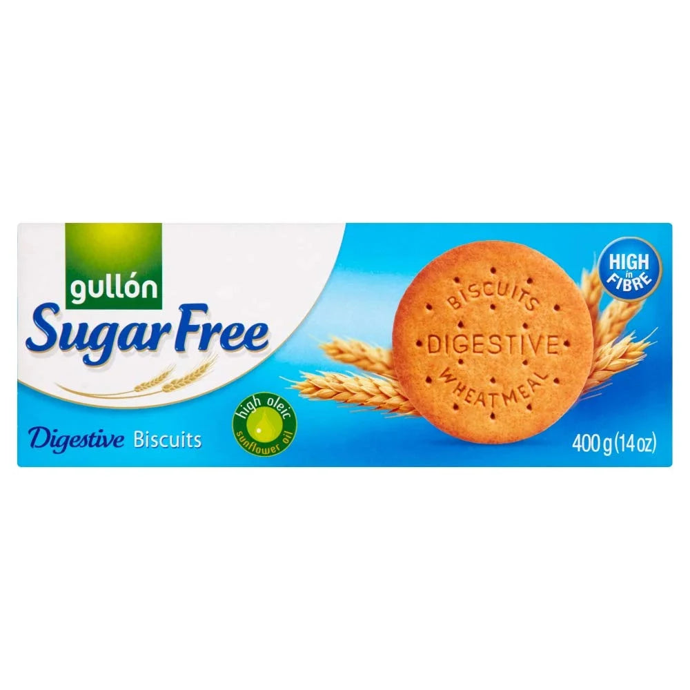 Gullón Digestive Sugar Free Cookies 400 g (Institutional Order)