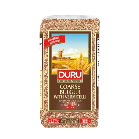 Duru Medium Coarse Bulgur with Vermicelli (1 kg)