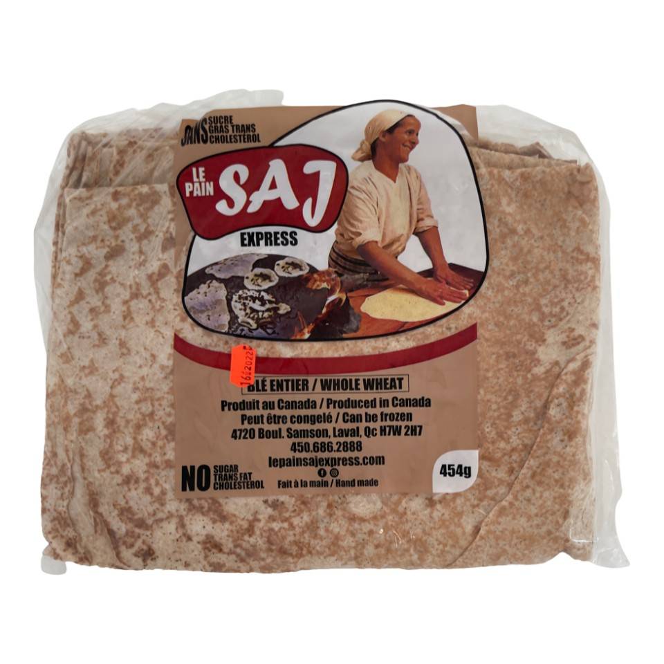 El Saj Whole Wheat Markouk (454 g) – HalalcoStore