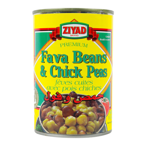 Ziyad Fava Beans & Chickpeas (15 Oz)