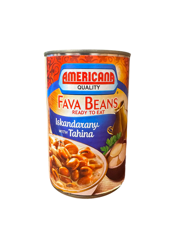 Americana Fava Beans Iskandarany with Tahina (15.9 Oz) – HalalcoStore