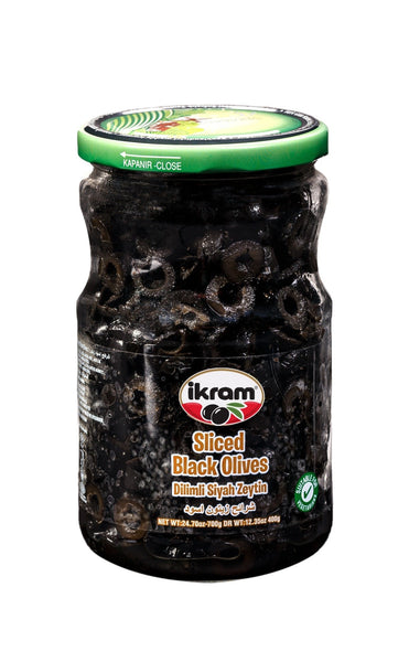 Ikram Sliced Black Olives (12.35 Oz)