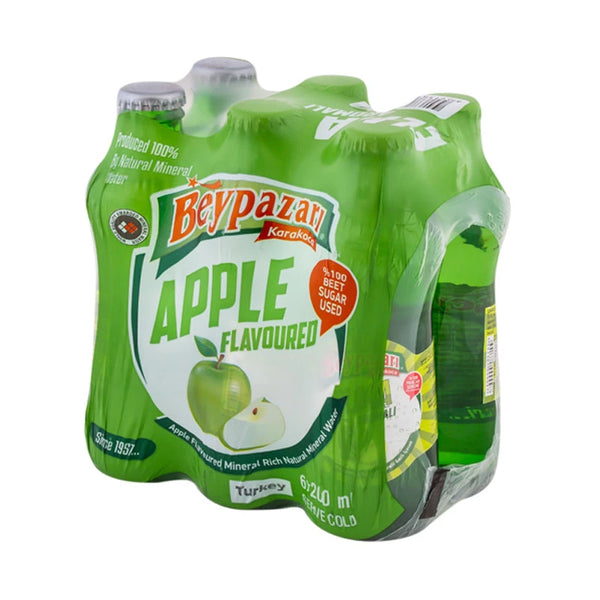 Beypazari Apple Sparkling Water (6 x 200 ml) ⚠️ Glass bottles ⚠️ (See description for more details)
