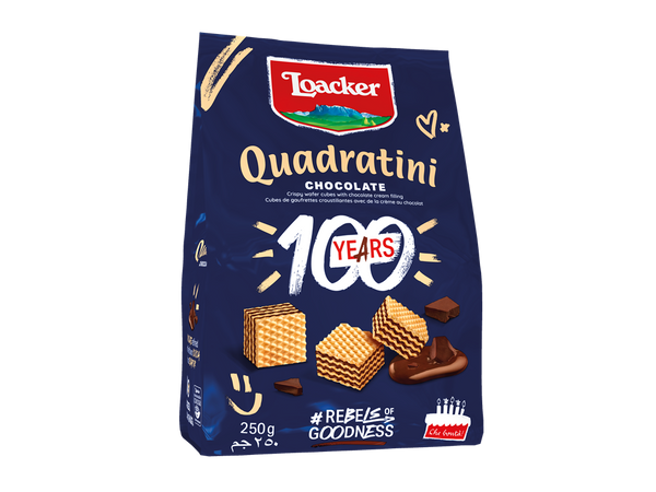 Loacker Quadratini Chocolate Wafer 250 g (Institutional Order)