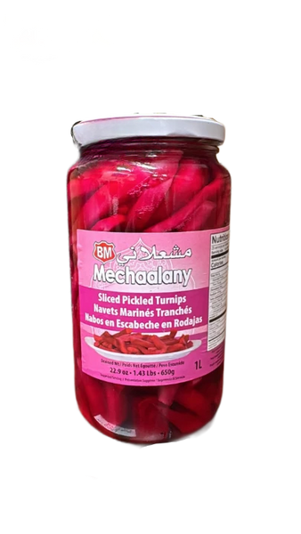 Mechaalany Sliced Pickled Turnips (22Oz)