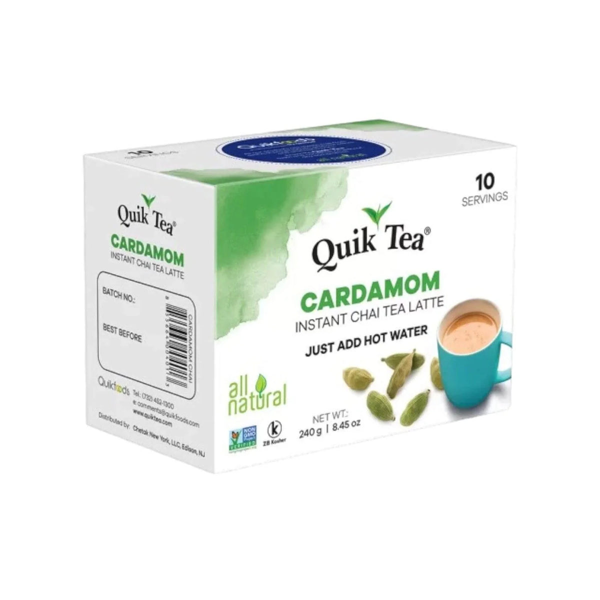 QuikTea Cardamom Chai Latte (240 g) – HalalcoStore