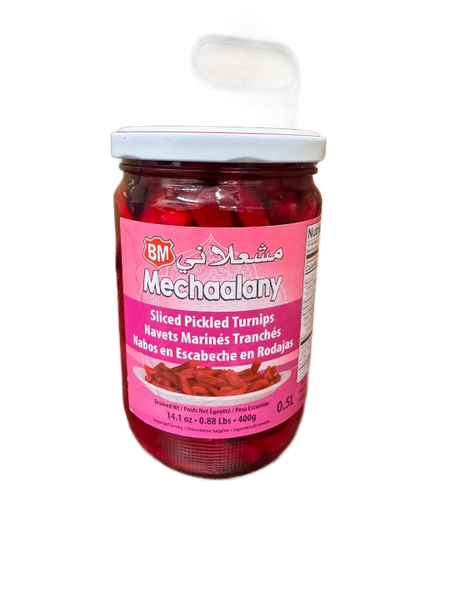 Mechaalany Sliced Pickled Turnips (14 Oz)